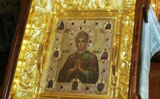 Плачущая икона Божией Матери