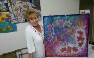 Открытие персональной выставки живописи и батика