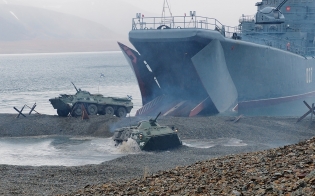 Учение по высадке морского десанта