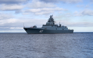«Адмирал Горшков» провёл стрельбы в Баренцевом море