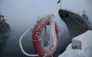 На Северном флоте объявлен сигнал "Холод"