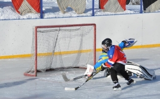 Новогодний блиц-турнир по хоккею среди детских команд 