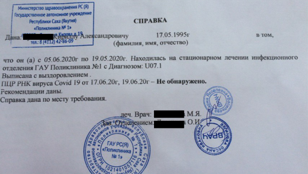 ������� ������� �� ���������� COVID-19